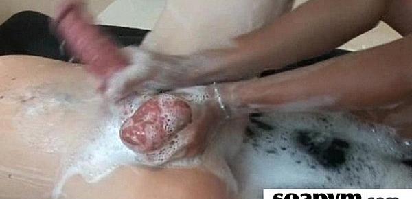  Sisters Friend Gives Him a Soapy Massage 25